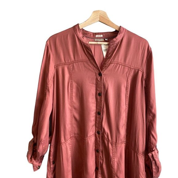 Anthropologie button down long sleeve dress - Picture 7 of 9